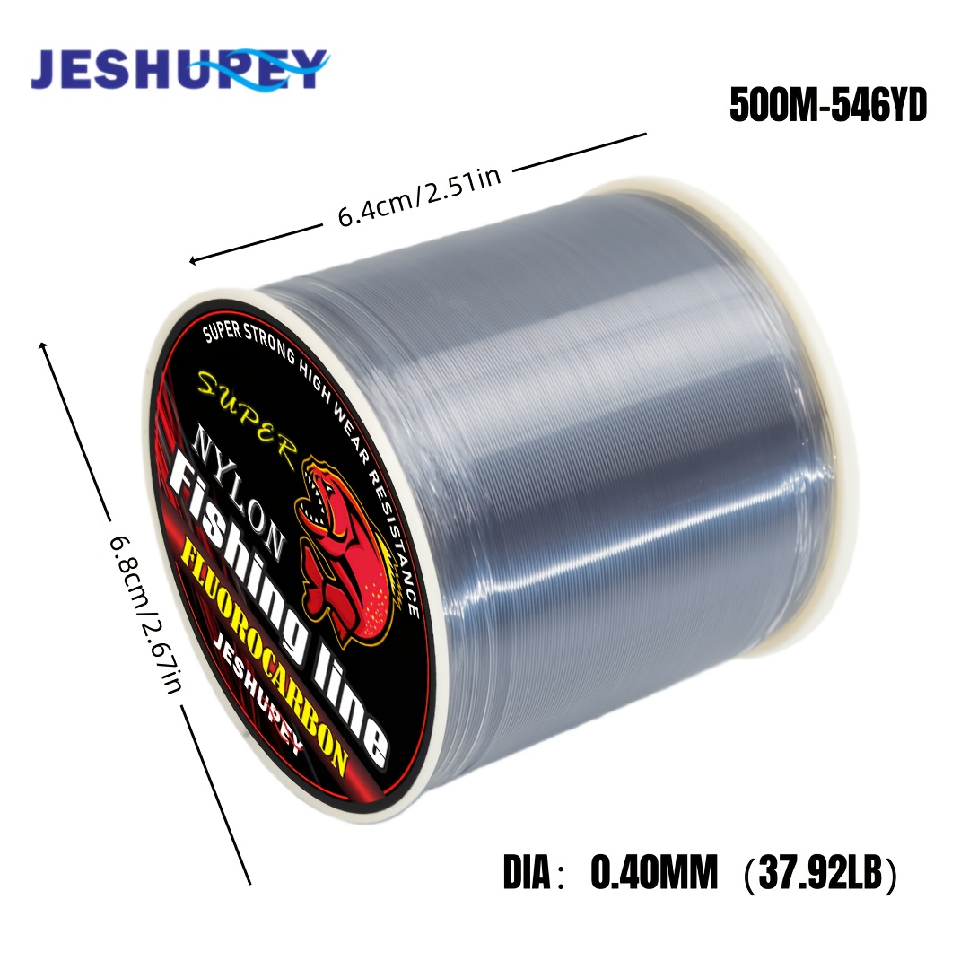 Filo da pesca in fluorocarbonio, 500M/546Yd - Filo morbido in…