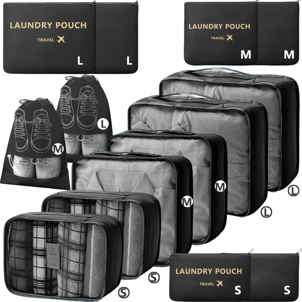 Set organizer da viaggio per vestiti 8/14 pezzi, essenziali per…