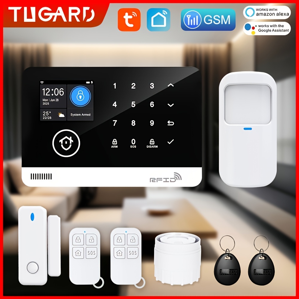TUGARD Tuya Wifi+Gsm Kit Casa Intelligente, Sensore…