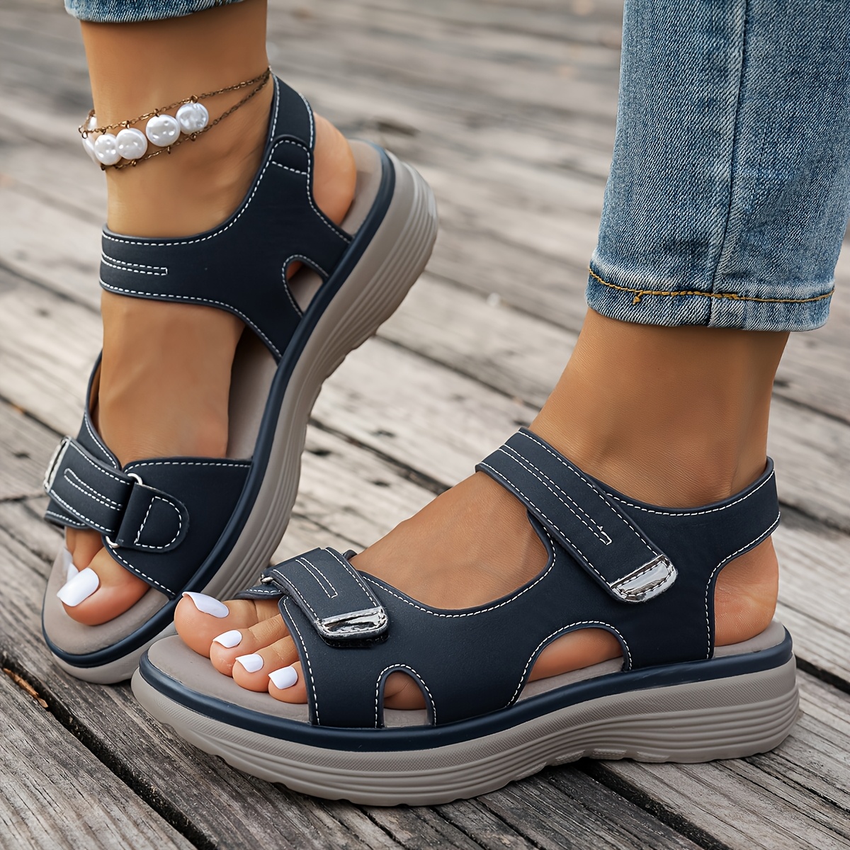 Sandali con plateau da donna per l'estate - Combinano…