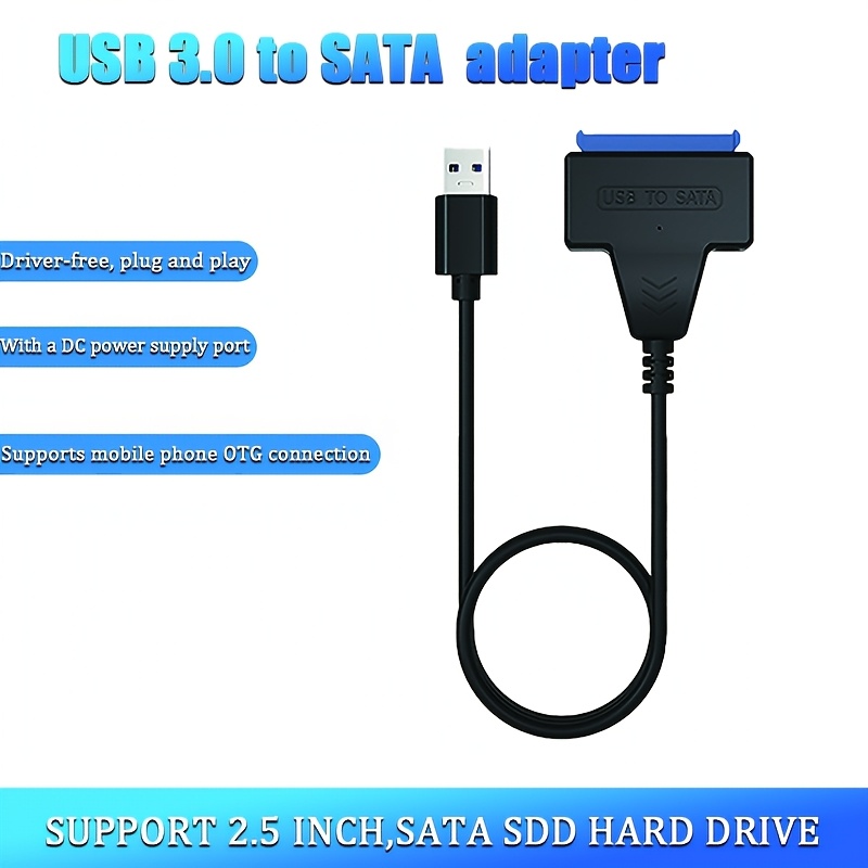 Convertitore SATA a USB 3.0, cavo adattatore da USB 3.0 a SATA…