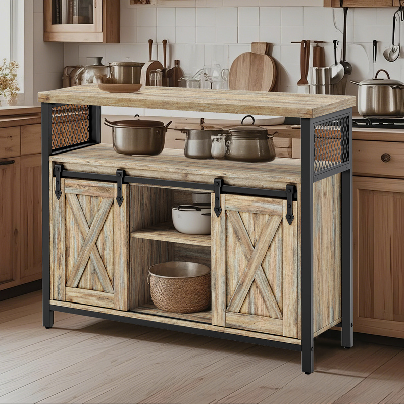 Armadio contenitore, credenza, mobile da cucina con due ante…