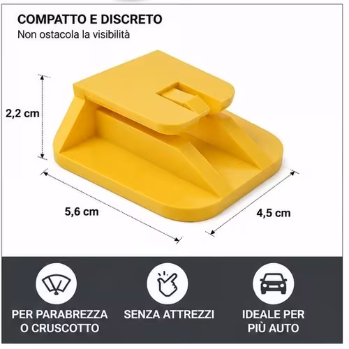 Clip di montaggio per Telepass Slim e MooneyGo - Confezione da…