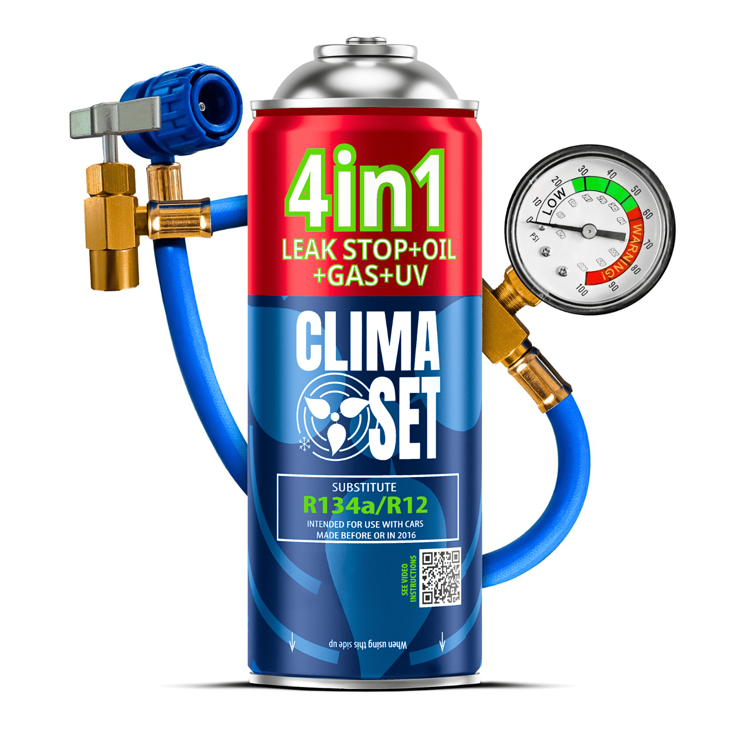 Climaset 4W1 R134A 235G Sostituto Refrigerante per…