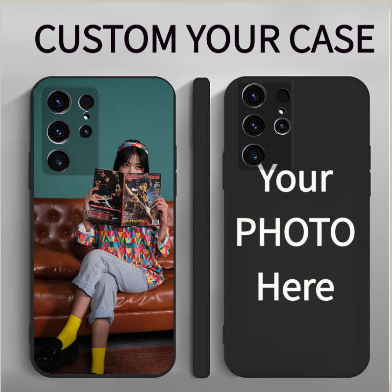 Custodia per telefono: Custodia personalizzata con foto e testo…