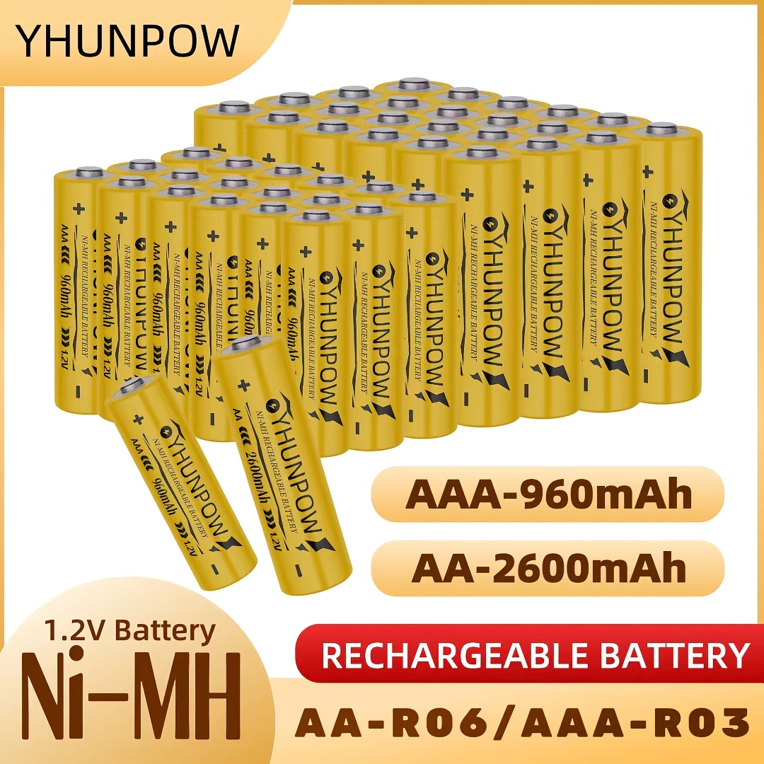 Yhunpow-5Th/7Th Batteria Ni-Mh Ricaricabile, Grande Capacità e…