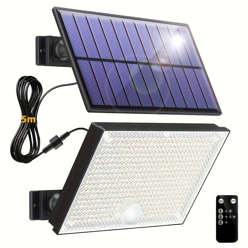 Faretto Solare da Esterno con 400 LED, Sensore di Movimento e…
