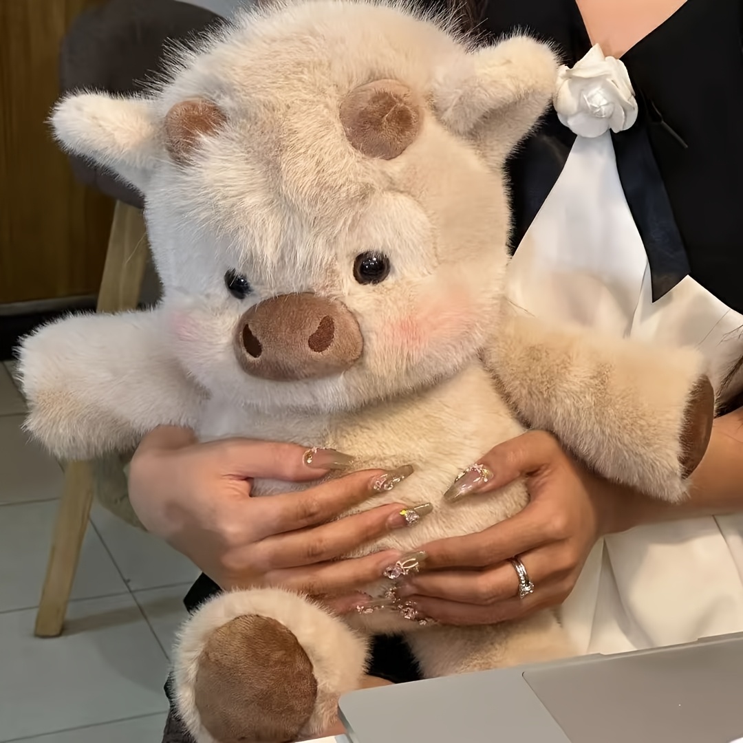 Animale di peluche morbido Kawaii Mucca delle Highlands che…