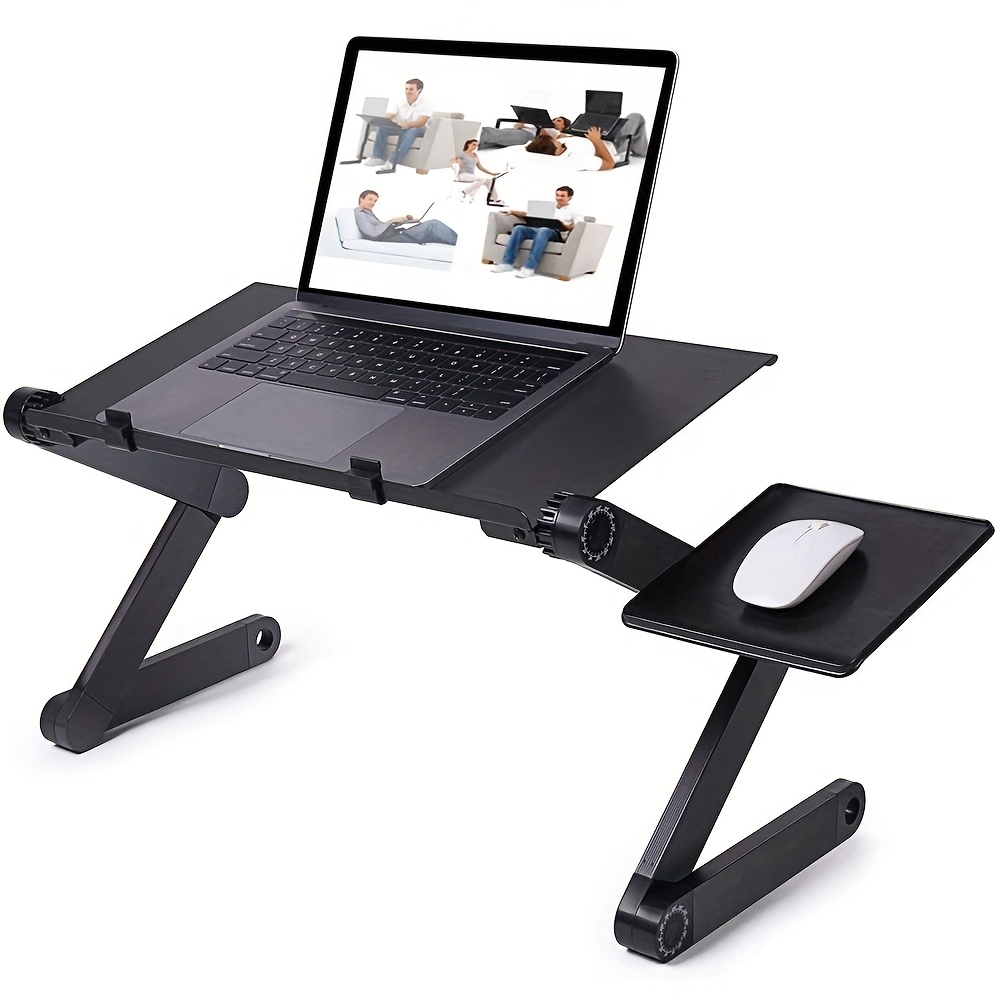 Supporto per Laptop Pieghevole e Regolabile con Morsetto alla…
