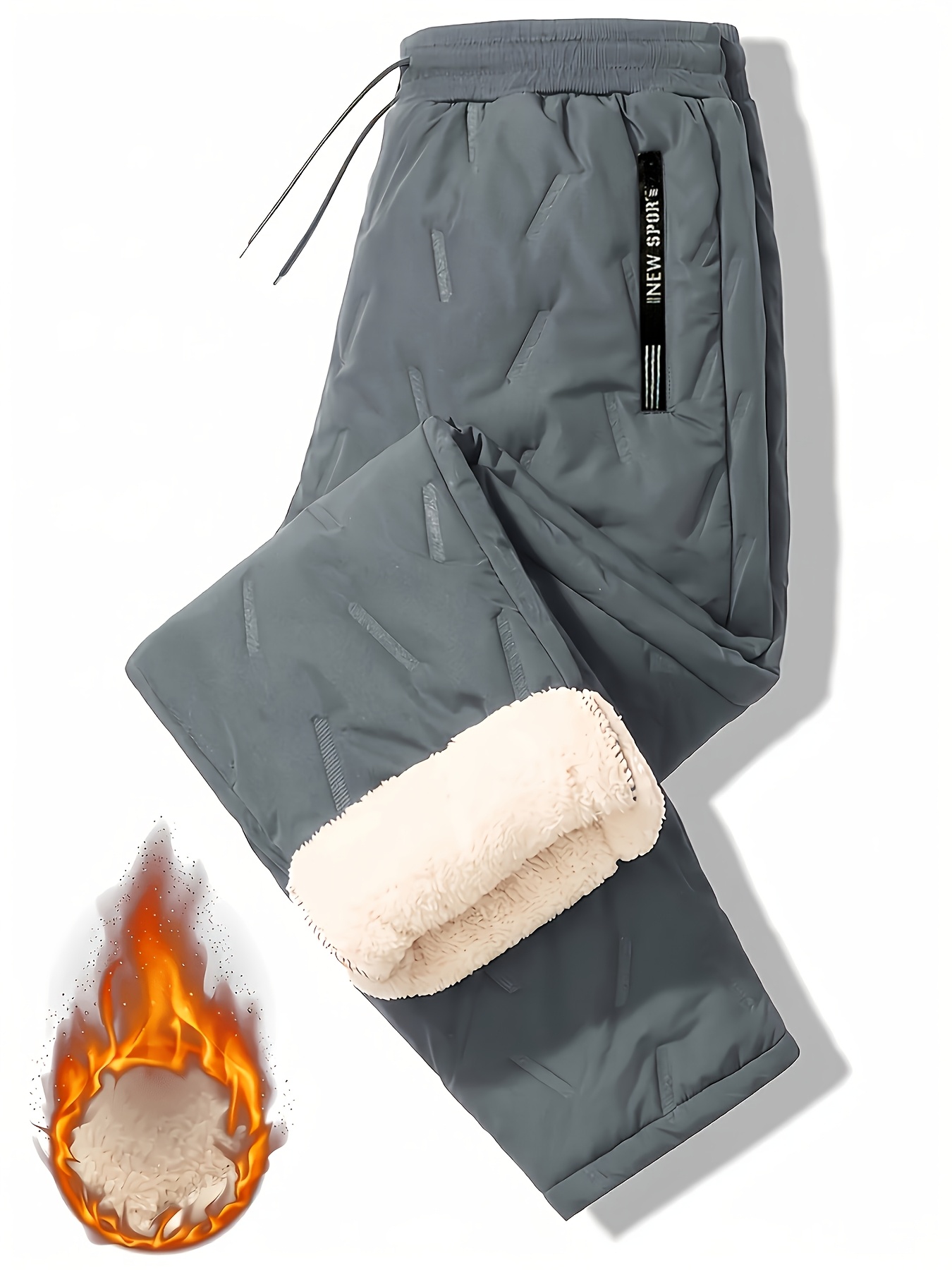 Pantaloni alla moda da donna S, foderati e ispessiti per…