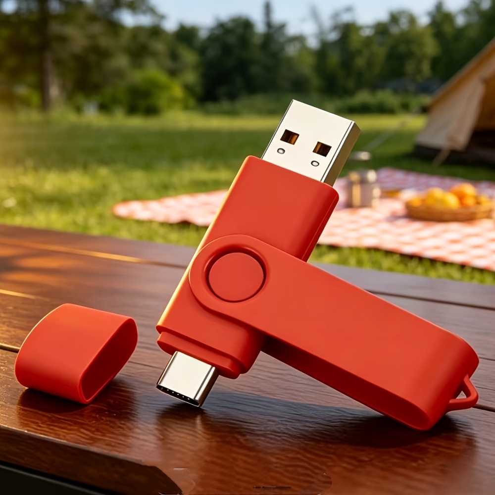 Chiavetta USB a doppia interfaccia Type-C e USB 2.0, in grado di…