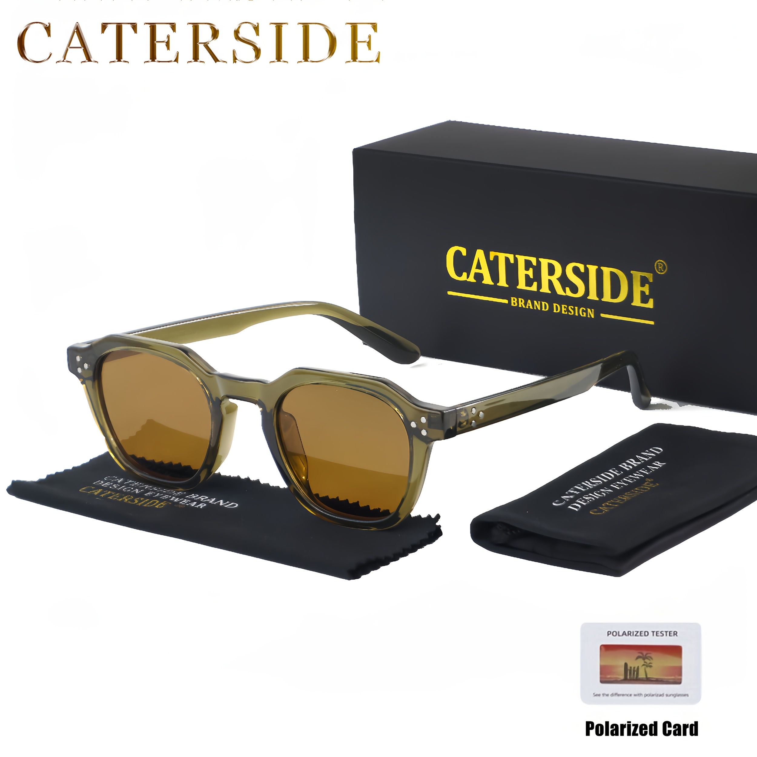 Occhiali da sole polarizzati retrogaming Caterside per uomo e…
