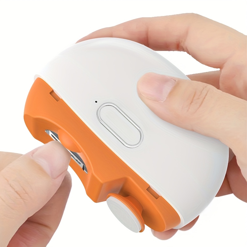 Tagliaunghie elettrico ricaricabile USB con luce LED, portatile…