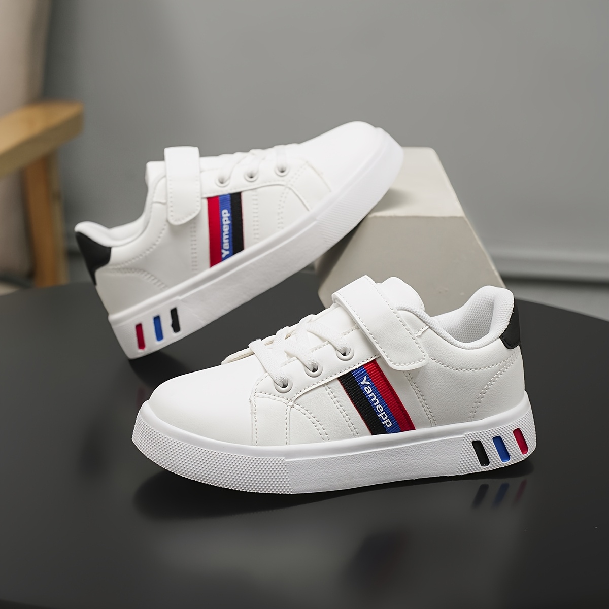 Scarpe con - Facile da indossare con fibbia a contrasto e…