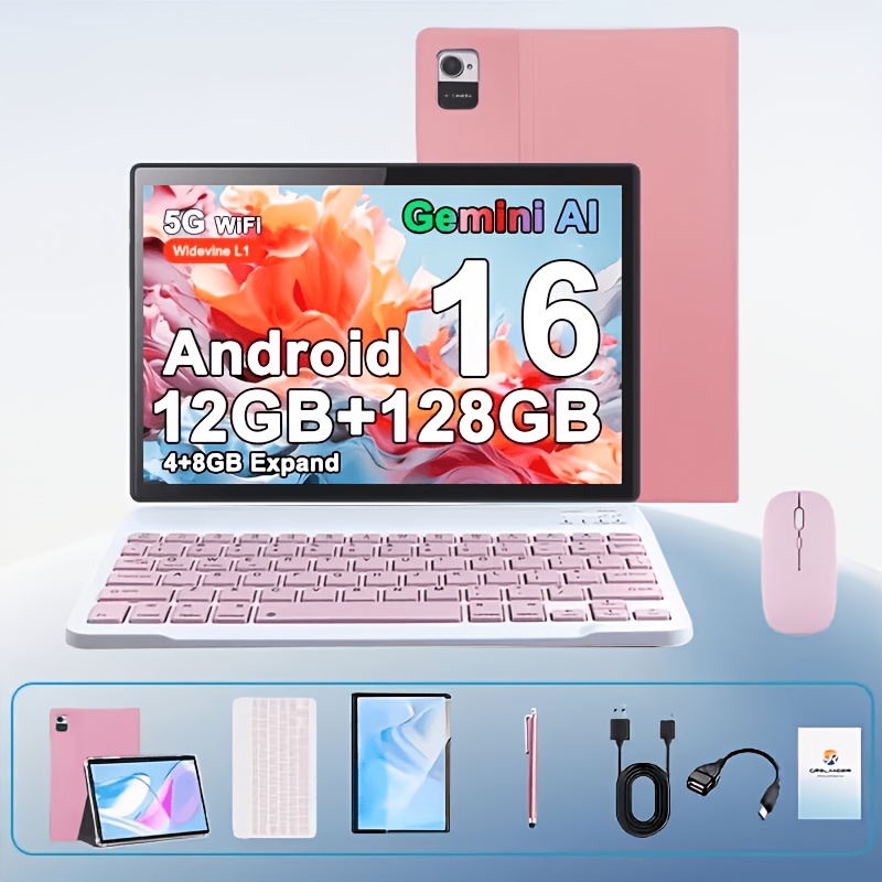 NUOVO Tablet pz 10.1" Android 16 RAM 12GB (4+8 Espandibile)…