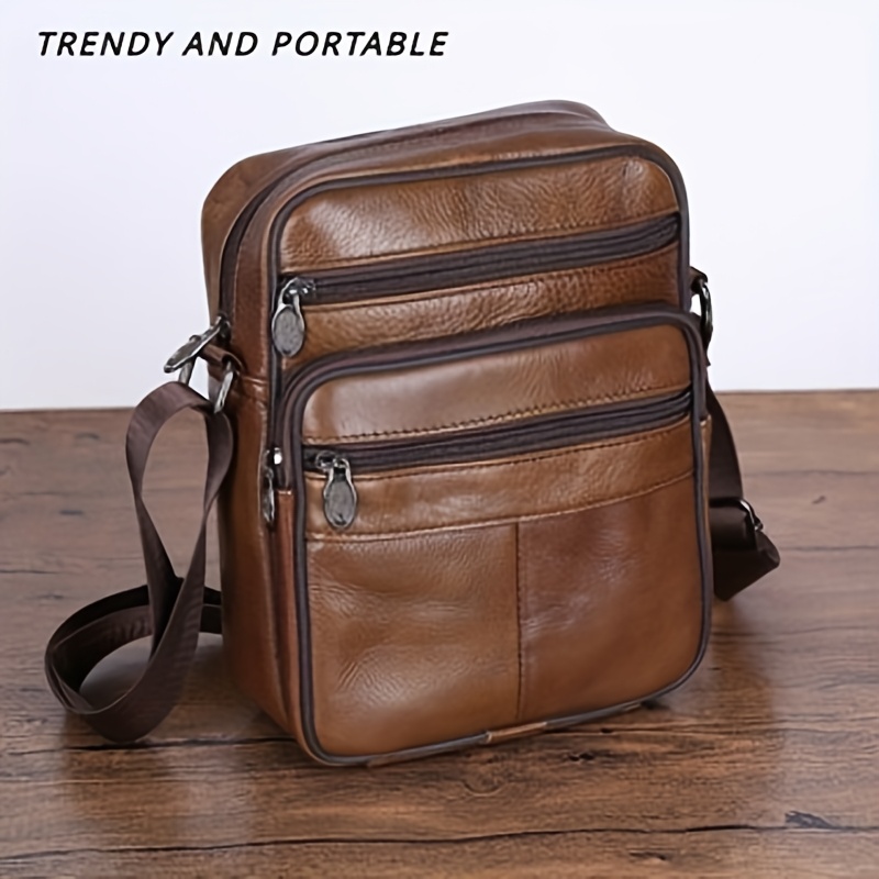 Borsa a spalla in vera pelle, alla moda e versatile, borsa a…