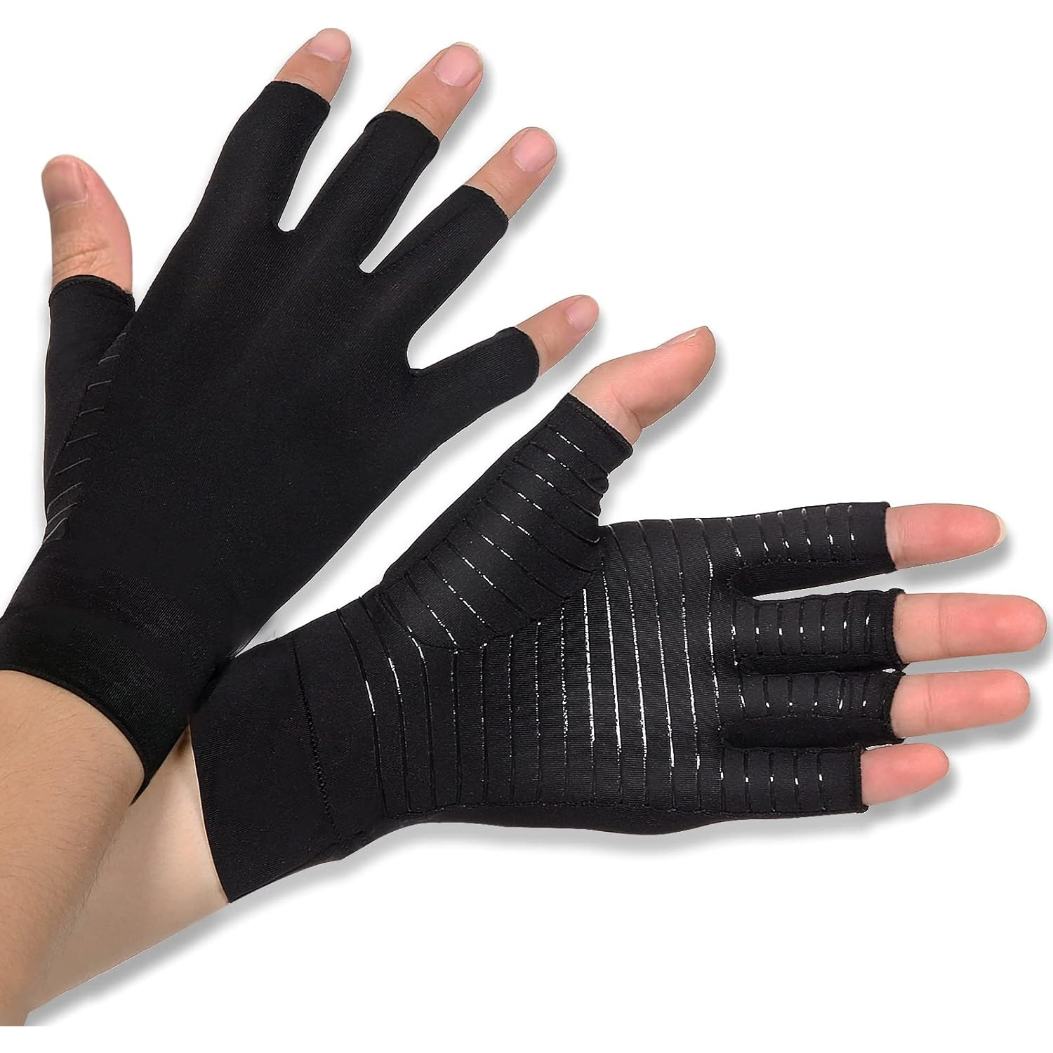 1 Paio/ 2 Paia Guanti da Uomo in Rame e Nylon Antiscivolo…