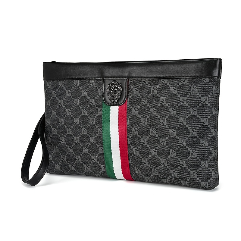 Pochette da uomo in stile britannico, Borsa a busta da uomo…