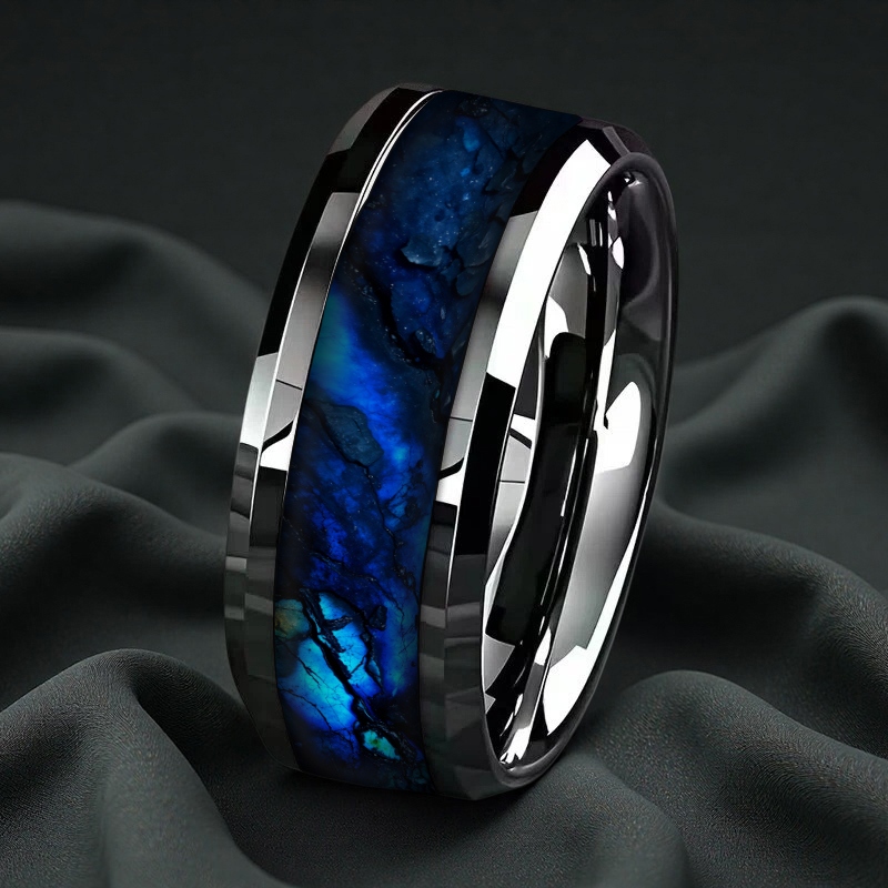 Anello da uomo alla moda in acciaio inossidabile 304L con…