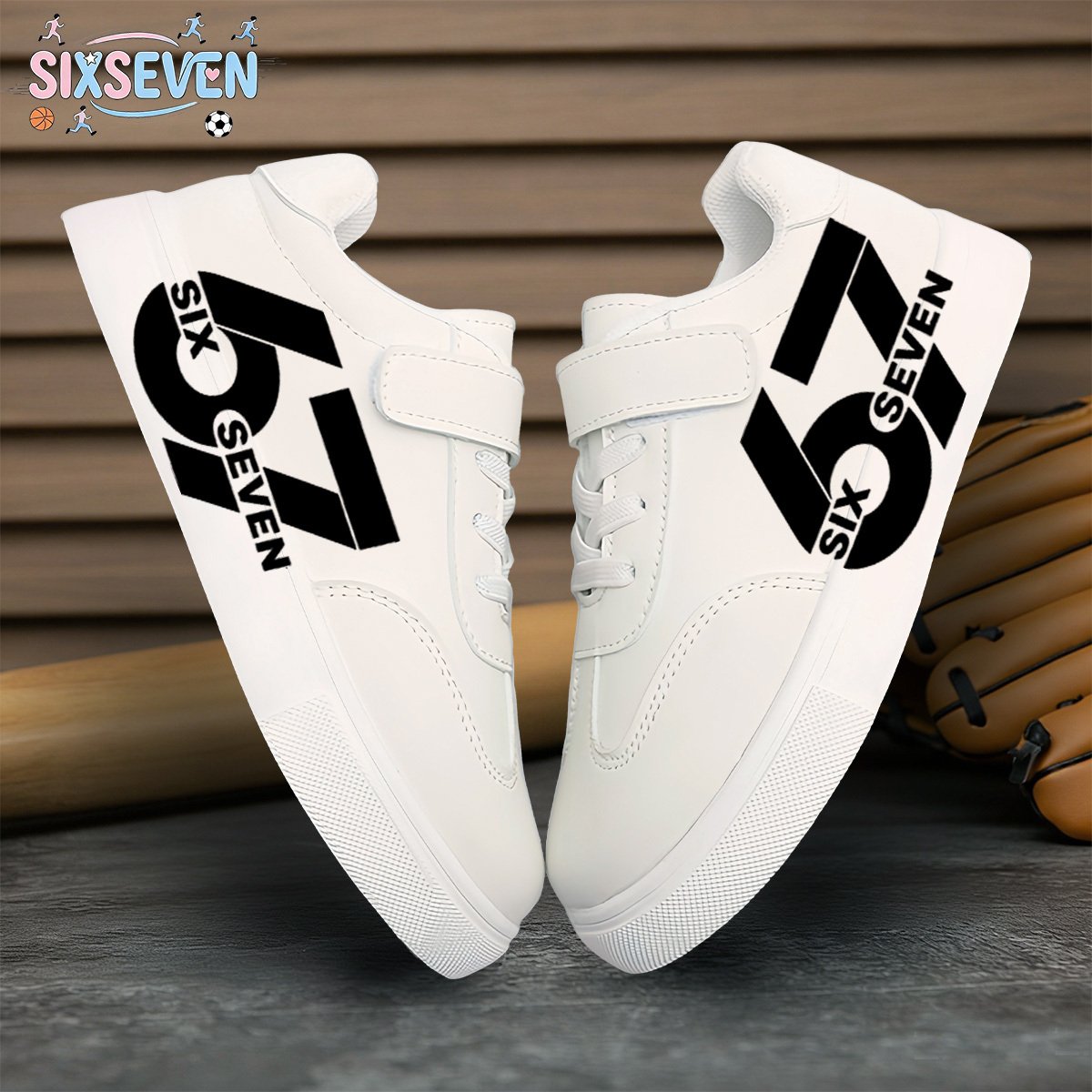 Scarpe da ginnastica basse regolabili per bambini Six Seven, con…
