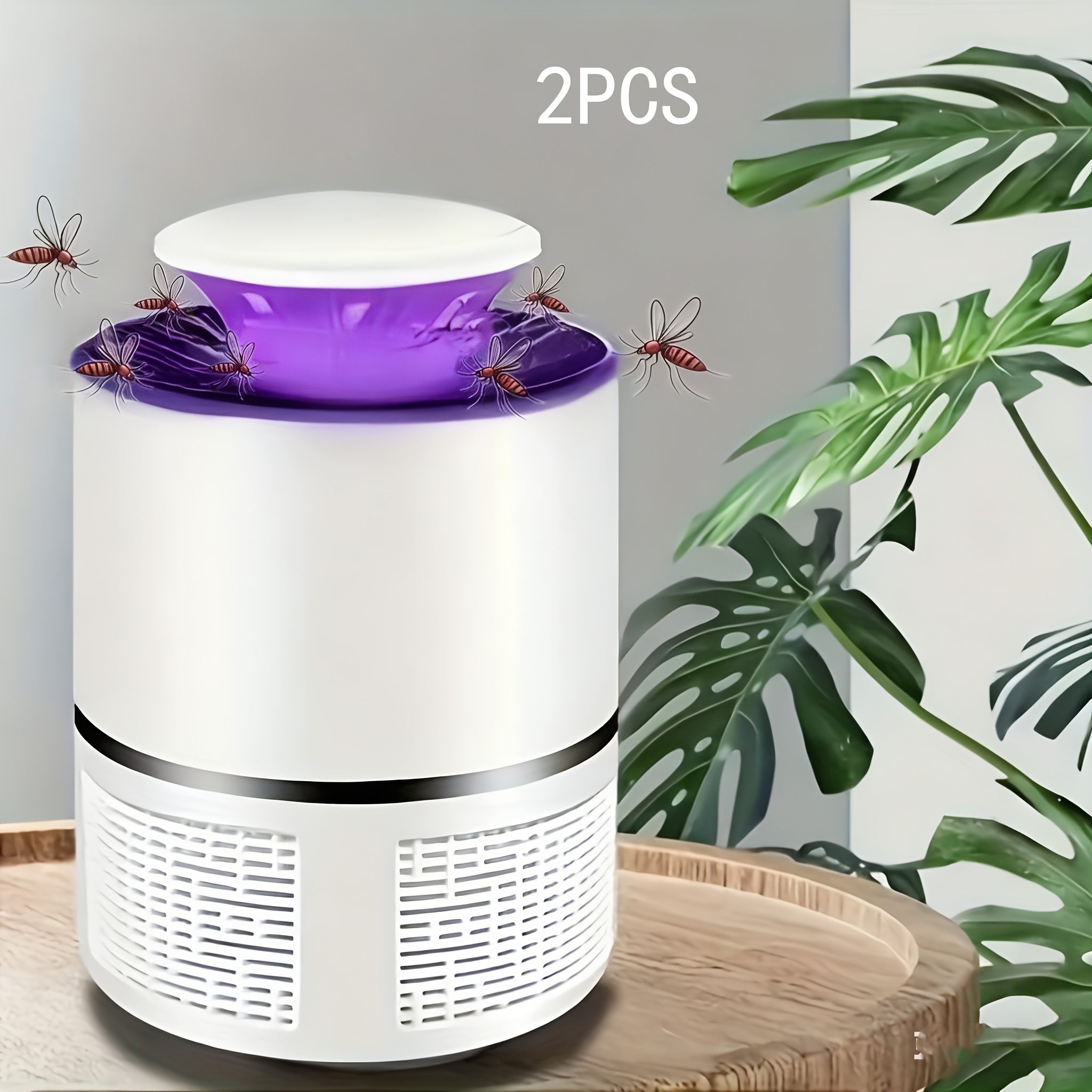 2 pezzi Zanzariera Desktop Completamente Automatica – Trappola…