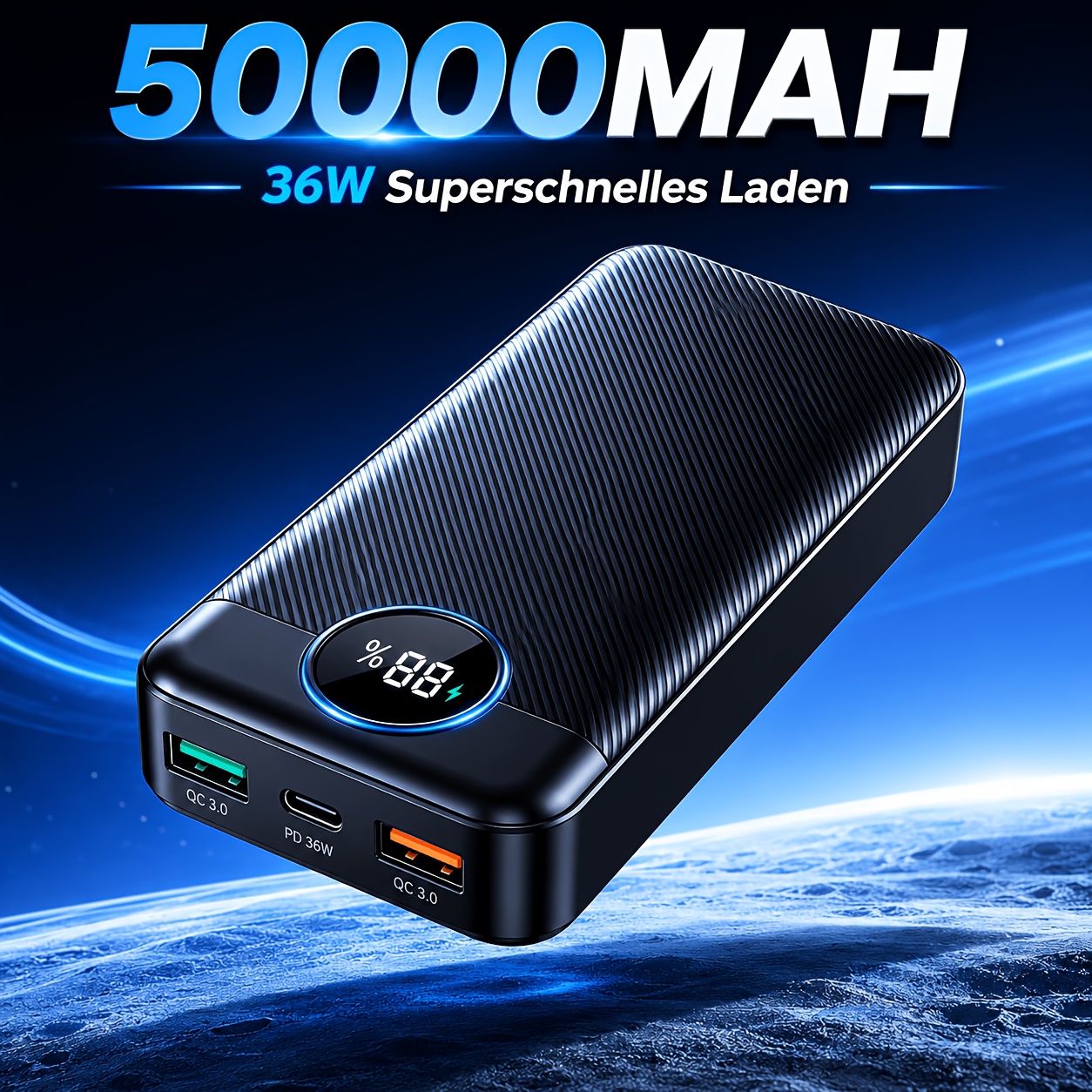 Power Bank da 50000mAh 36W per Professionisti. Ricarica il tuo…