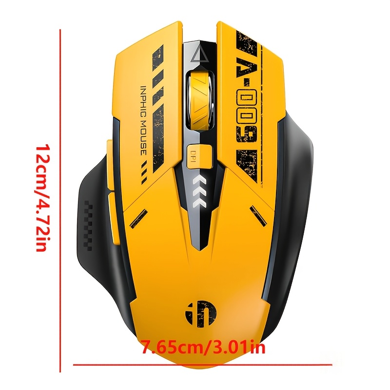 Mouse Wireless INPHIC A9V2 BT Tri-Modalità, Clic Silenziosi…
