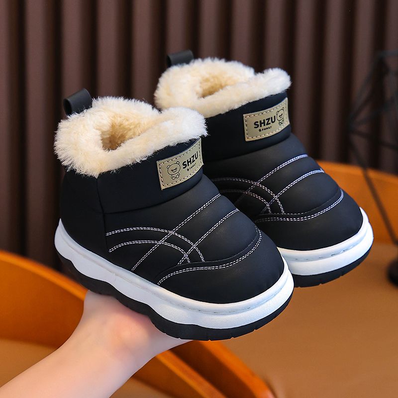 Pantofole in peluche per bambini, stivali da neve invernali per…