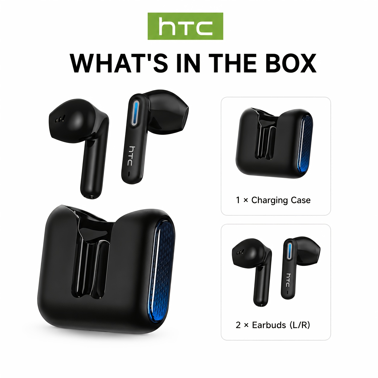 Auricolari sportivi HTC NE49 con traduzione a retro aperto…