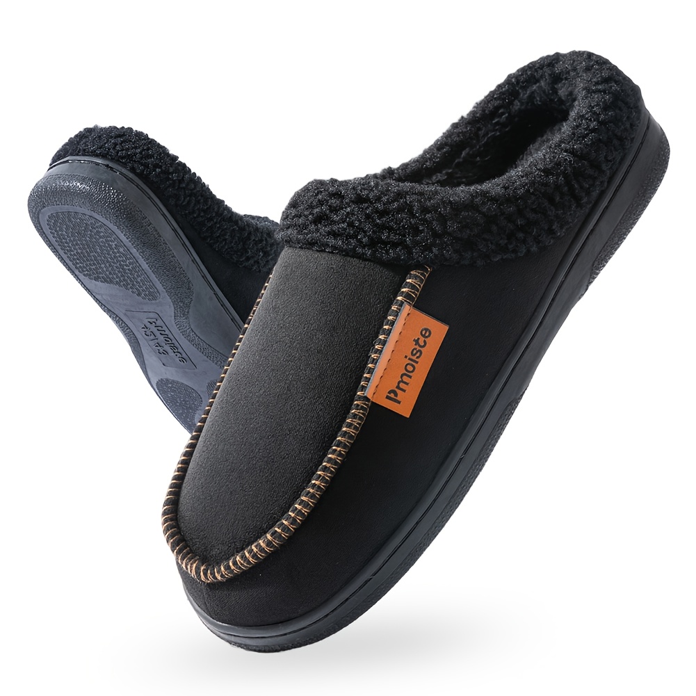Pmoiste Pantofole da Uomo Casa Larghe Design Retrò Morbide e…