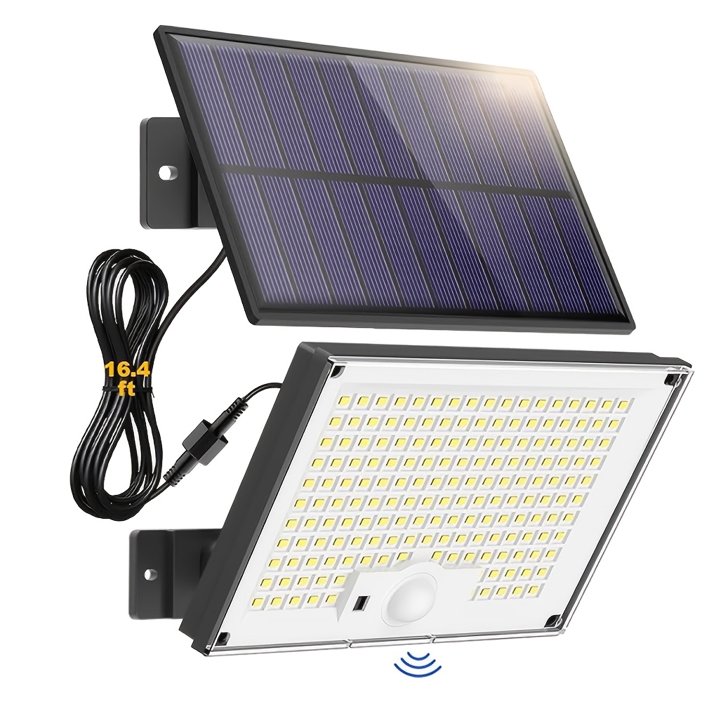 Luci Solari da Esterno, 172LED 3 Modalità Sensore di Movimento…
