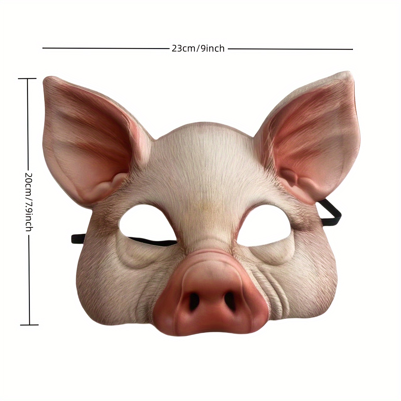 Maschera a mezzo viso animale in EVA, accessori realistici da…