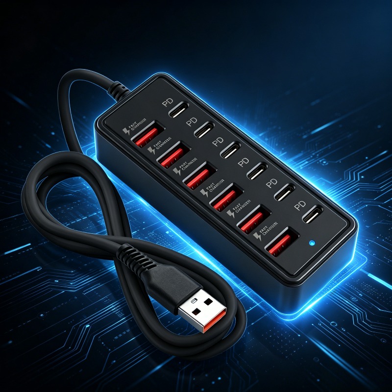 Nuovo adattatore splitter multiporta Type-C 12-in-1 da 66W a…