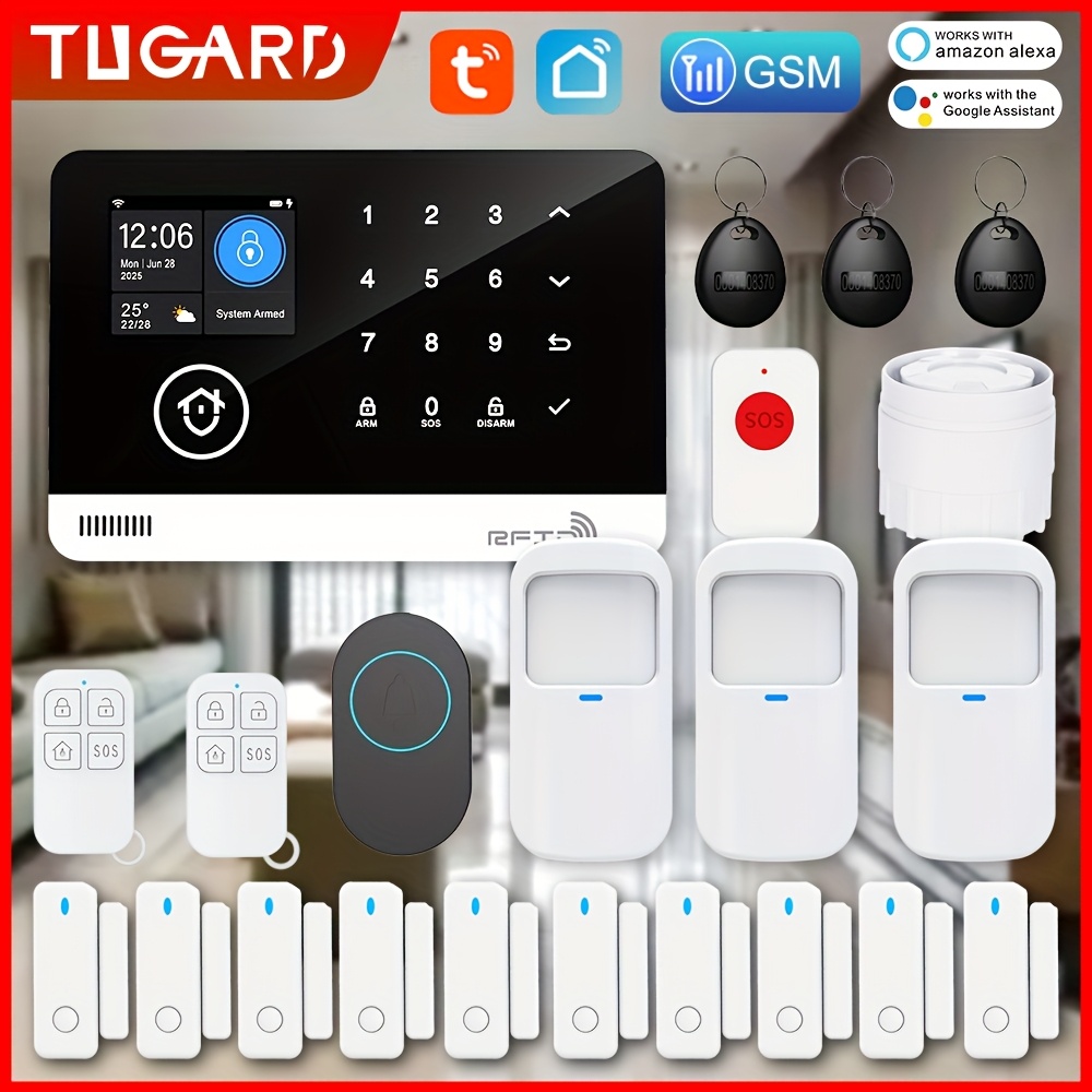 TUGARD Tuya Wi-Fi + GSM Sistema di Allarme Smart, un Kit di…