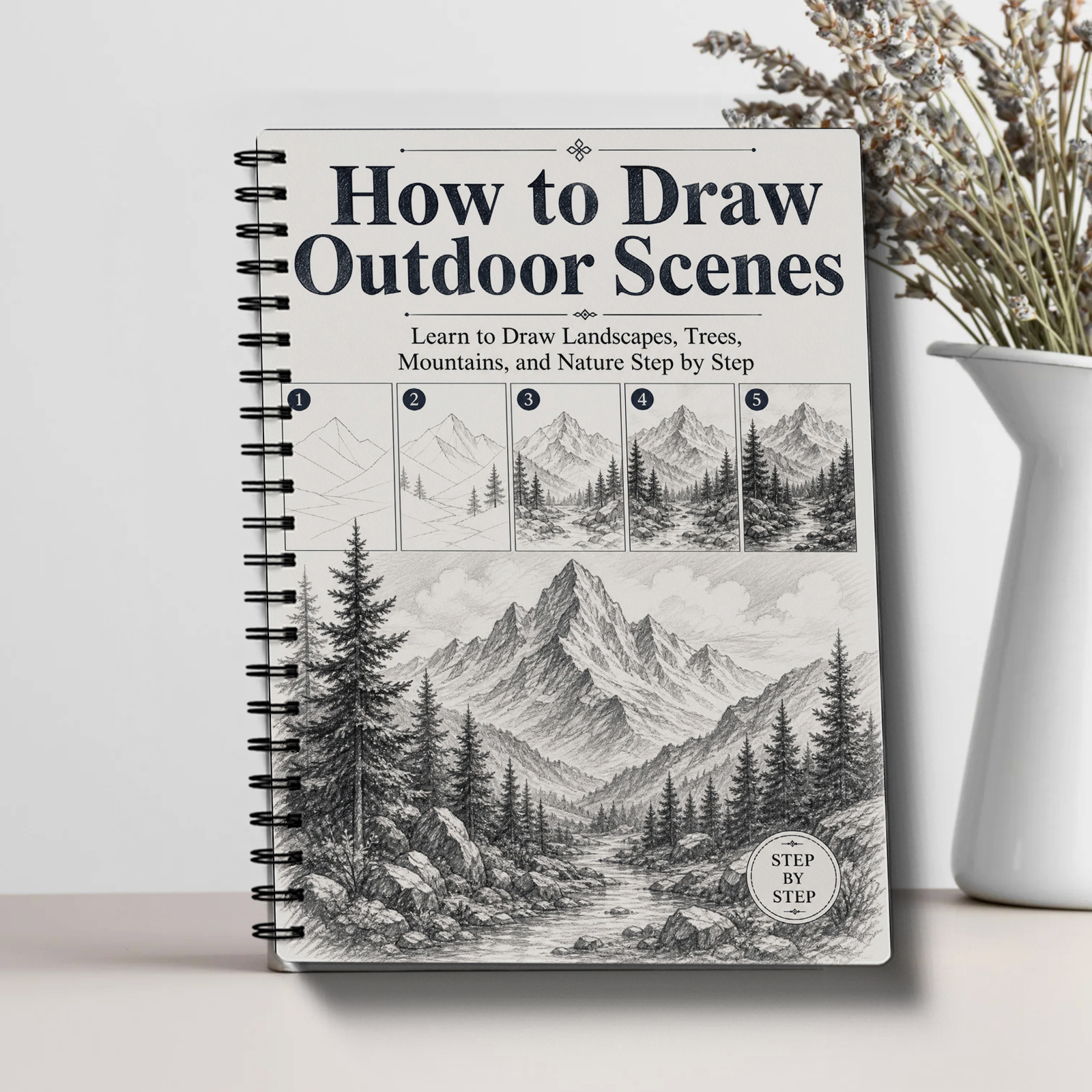 Libro tutorial passo-passo per dipingere paesaggi: impara a…