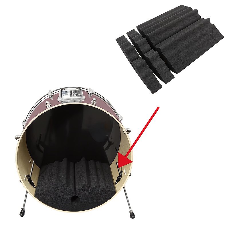Cuscino per batteria, cuscino per grancassa, silenziatore per…
