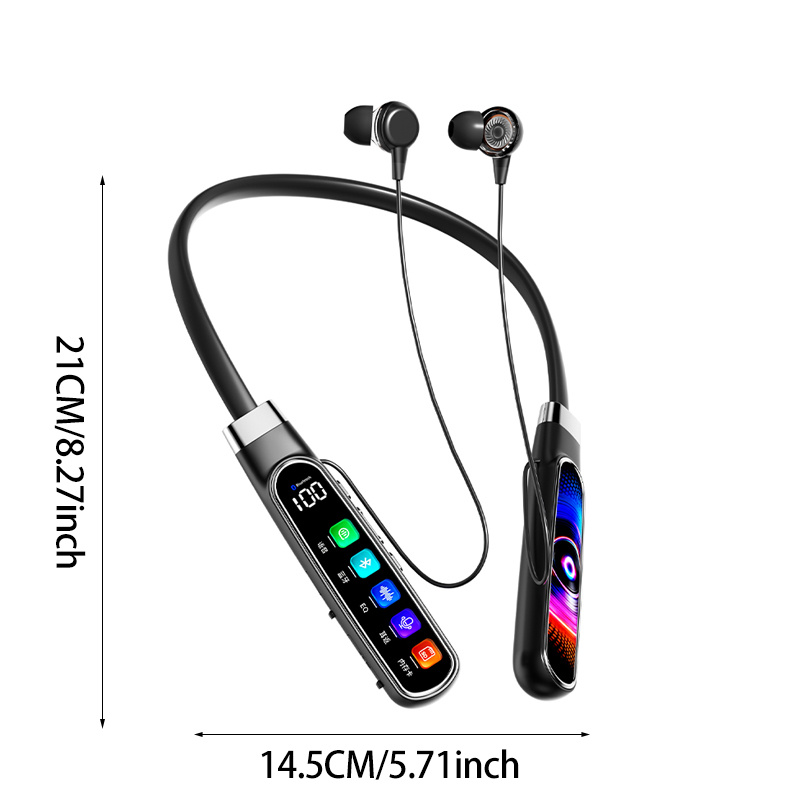 Cuffie Neckband 6.0 con Auricolari In-Ear e Display Digitale…
