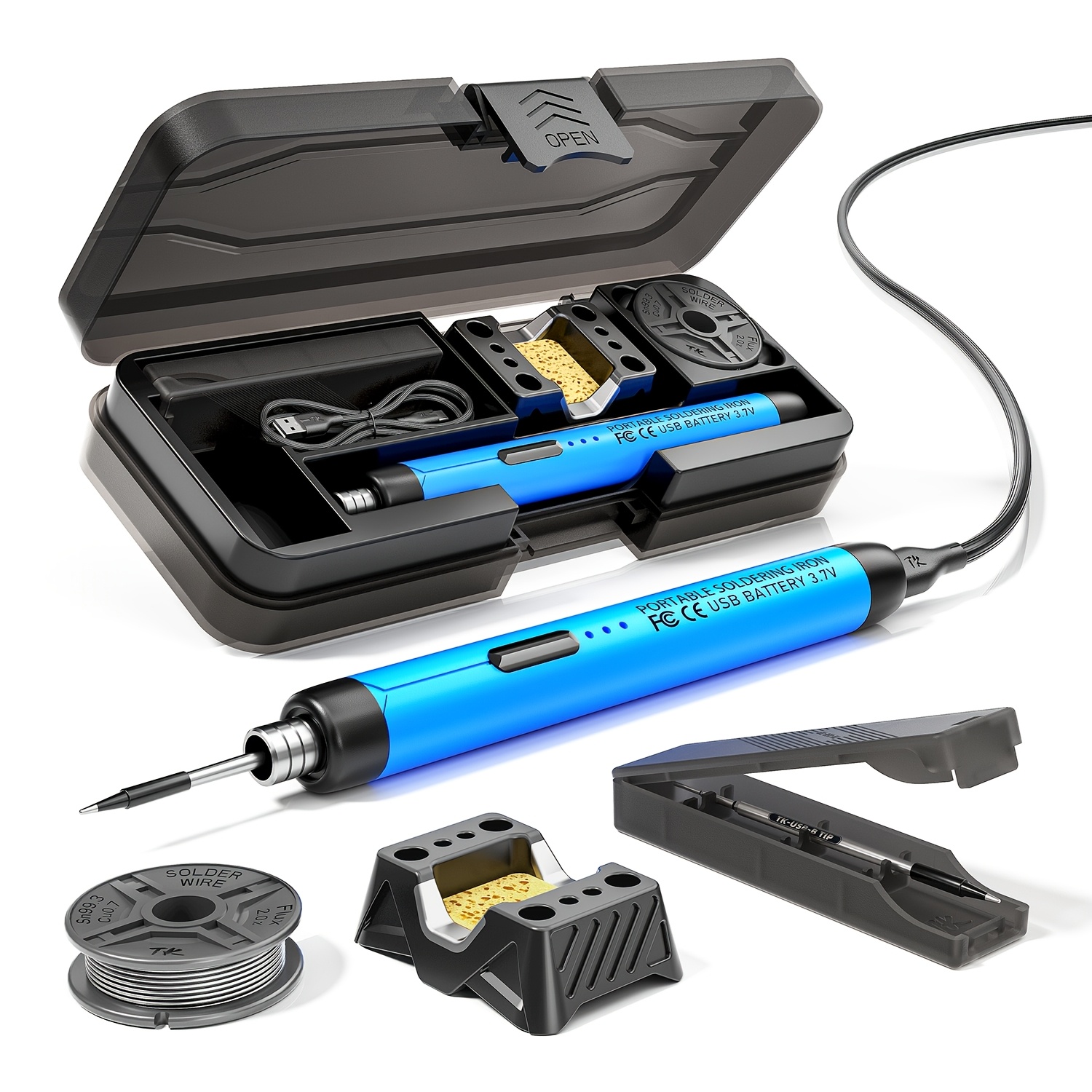 Saldatore USB/Wireless, Controllo Temperatura a 3 Velocità, con…