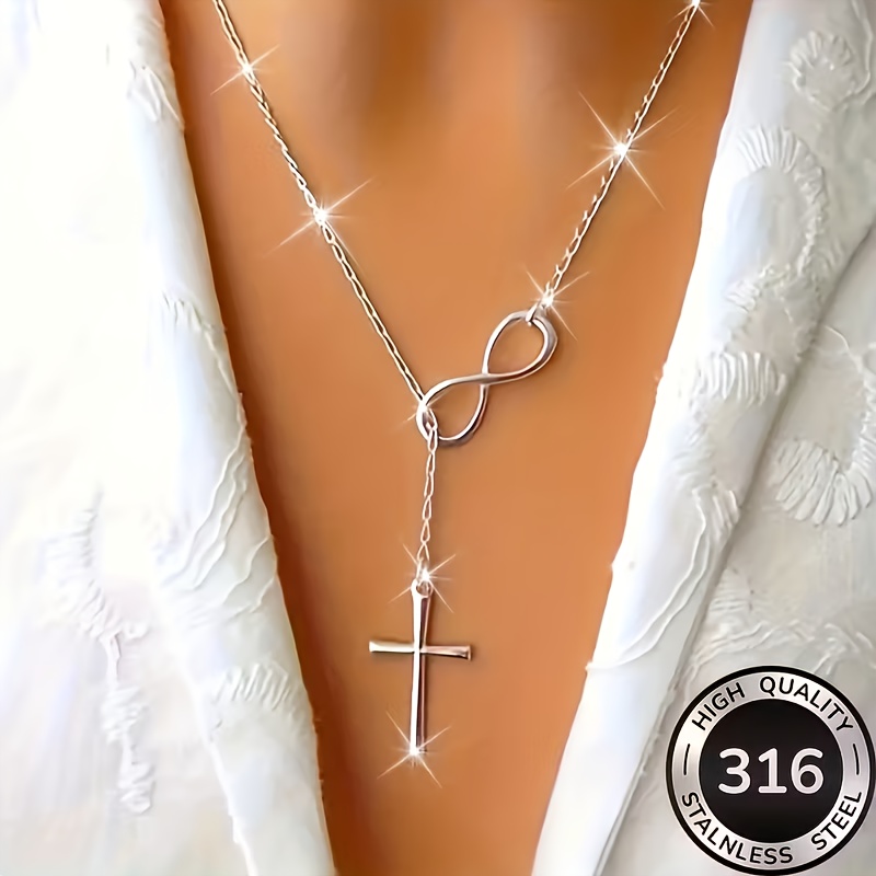 FILOLANDO316 Collana da donna in acciaio inossidabile, Collana…