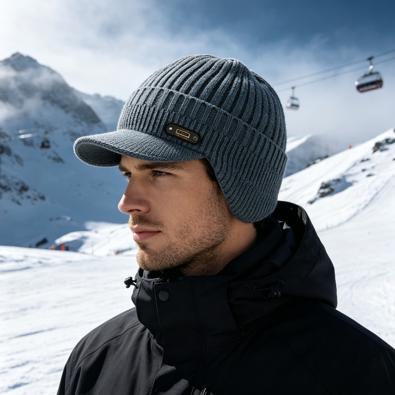 Cappello da uomo autunnale e invernale da esterno caldo a…