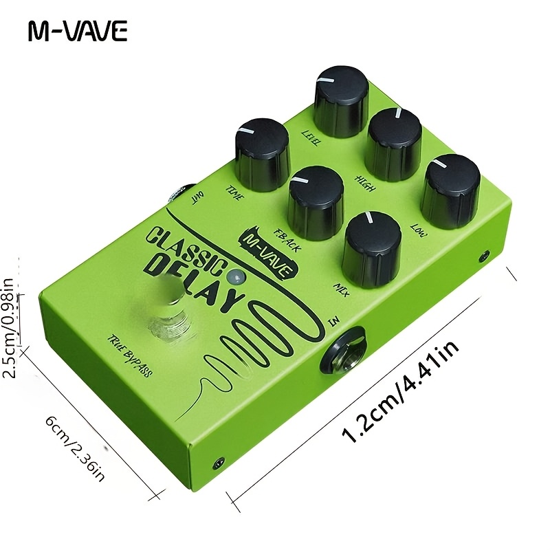 M-VAVE Pedale Effetto Delay Analogico Vintage, Pedale Delay…