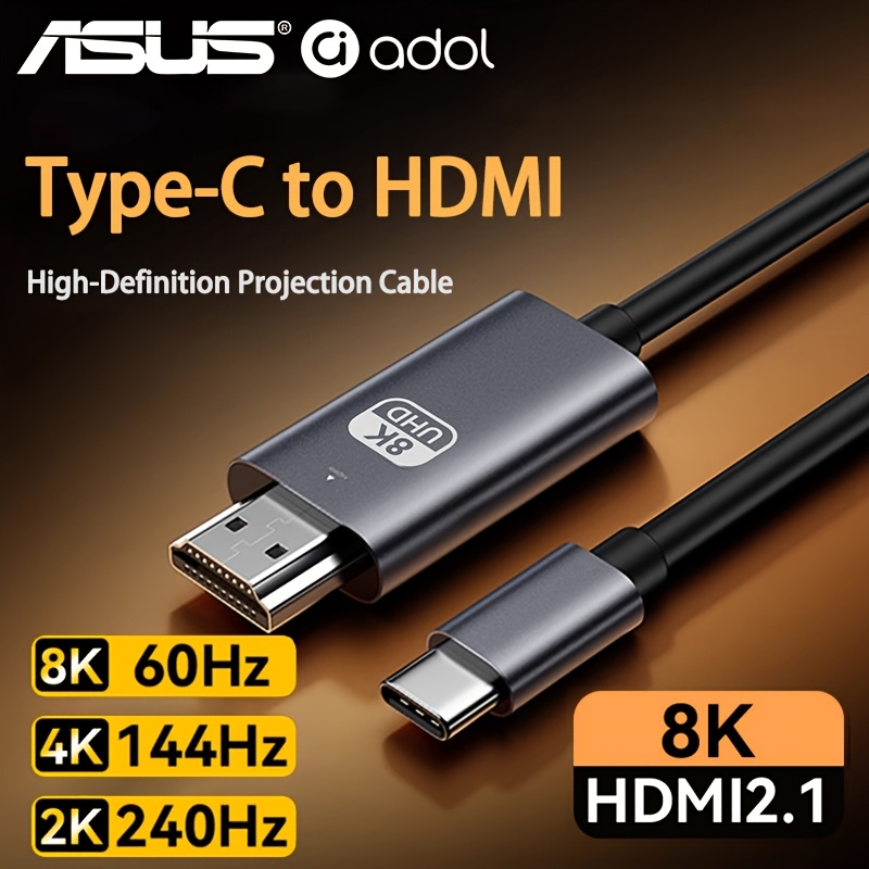 Cavo dati ASUS Type-C a HDTV 2.1, supporta 8K/60Hz, 4K/144Hz…