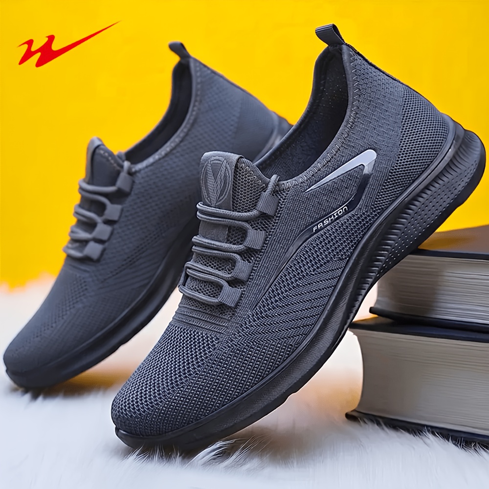 Scarpe da uomo leggere in mesh con punta larga - Calzature basse…