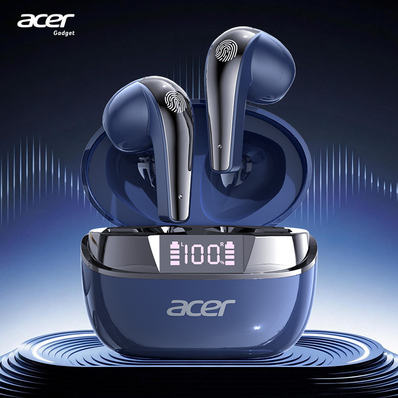 Auricolari Wireless Acer TWS, Batteria da 24 Ore, Audio Surround…