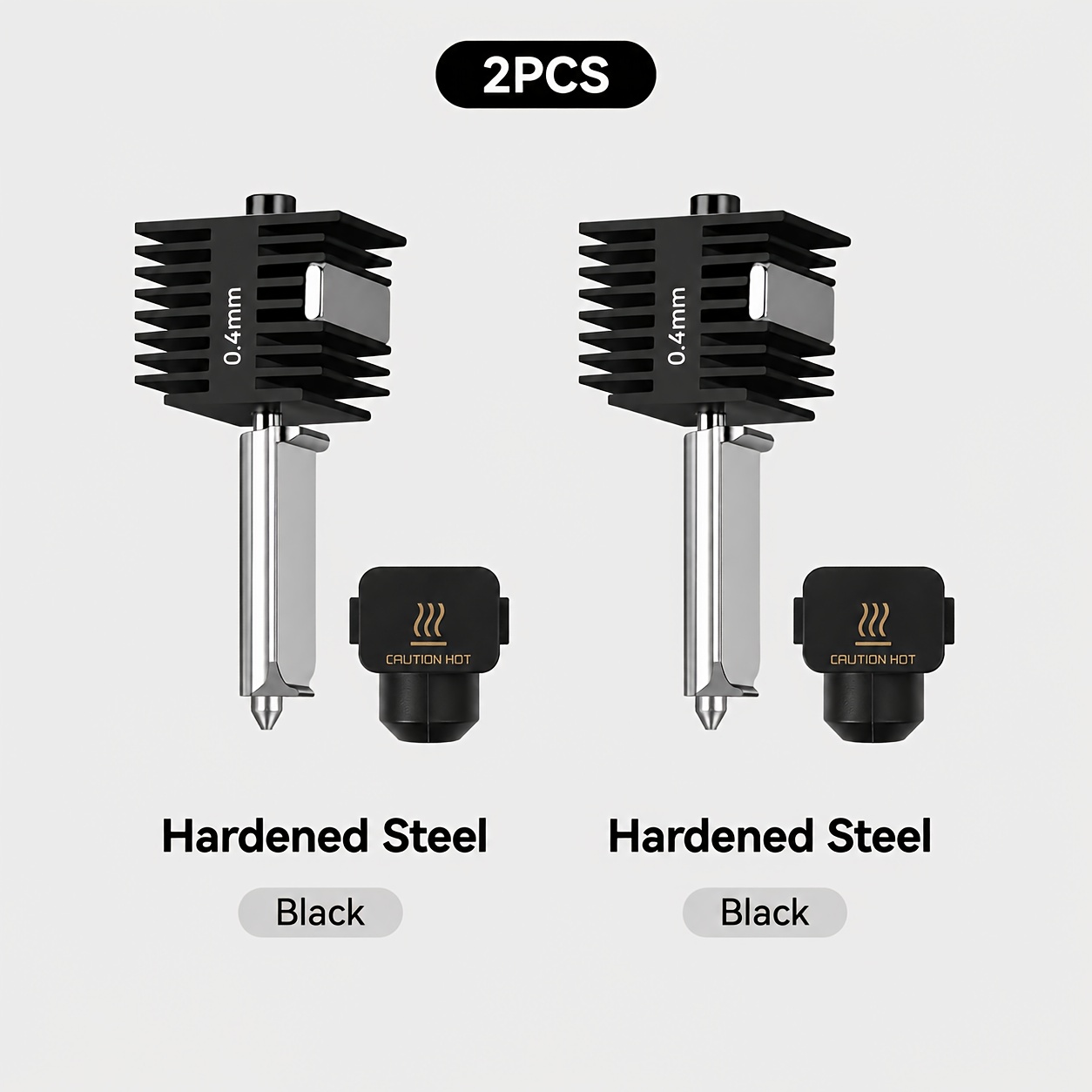 2 ugelli Hotend in acciaio temprato per stampante 3D A2L/A1/A1…