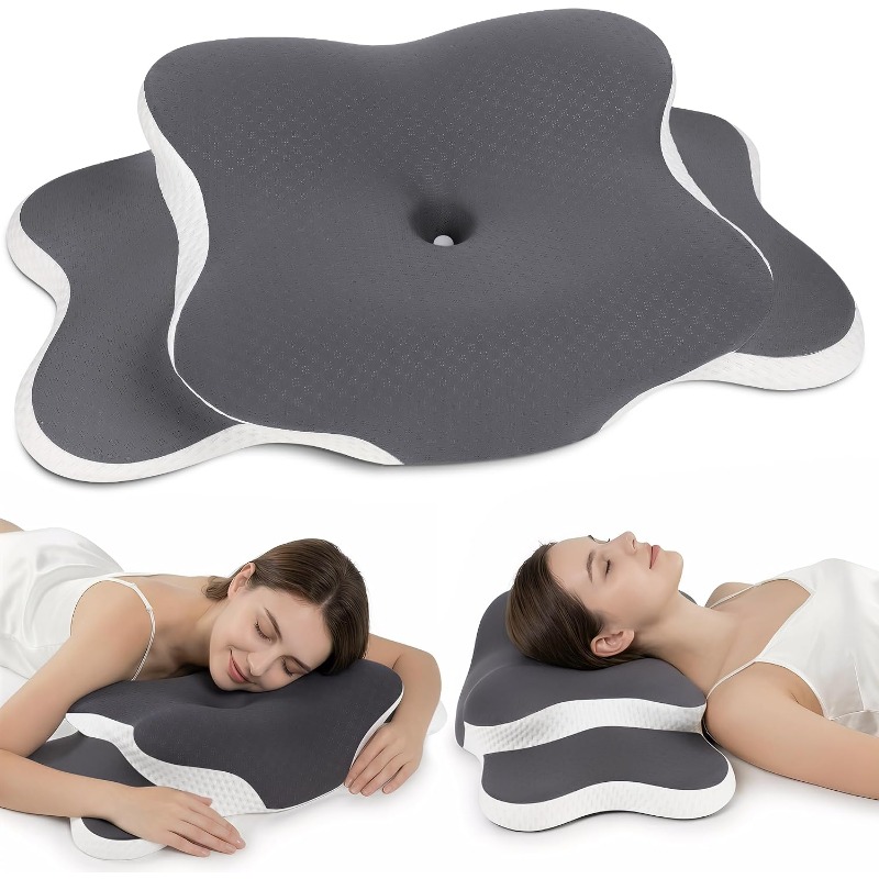 Cuscino cervicale ergonomico Esup per collo, altezza regolabile…