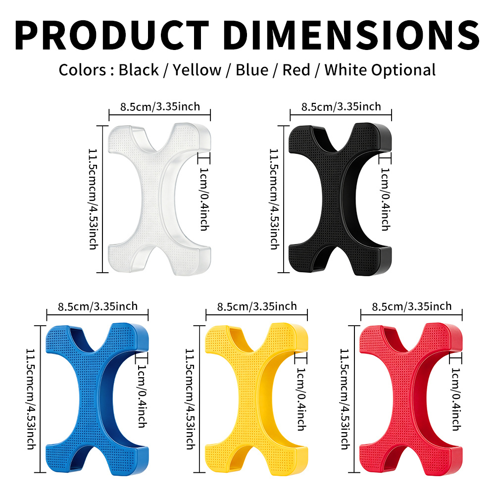 Set di 3 custodie in silicone per hard disk - Progettate…