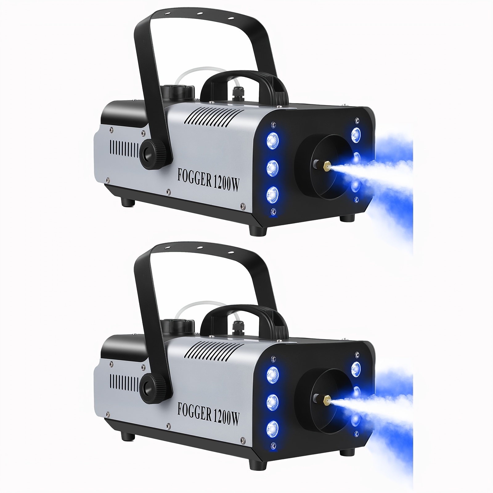 2 pezzi Macchina del fumo da 1200W con illuminazione RGB a 6…