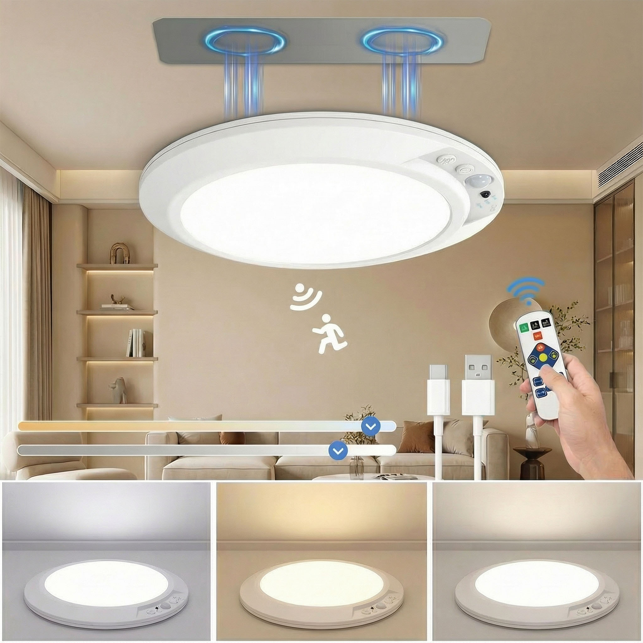 LiHangStar Lampada a Soffitto Intelligente con Sensore di…