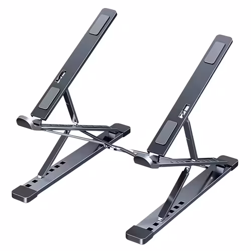 Supporto per laptop a doppio strato in metallo, rialzo portatile…